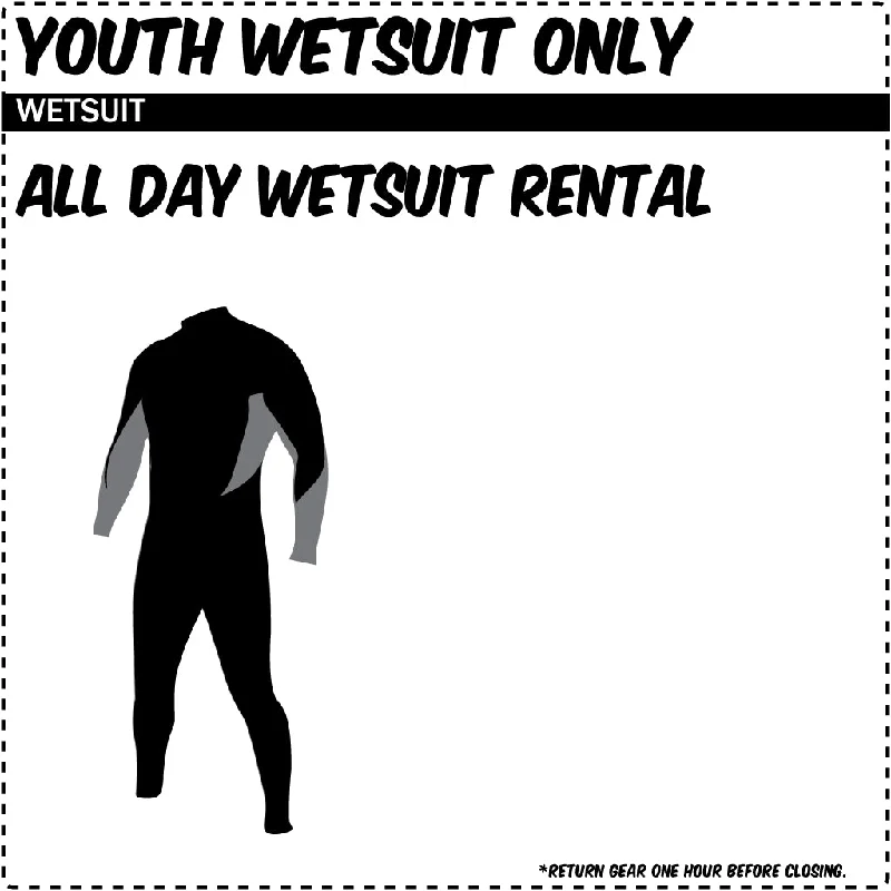 Youth Wetsuit Rental (Wetsuit Only)