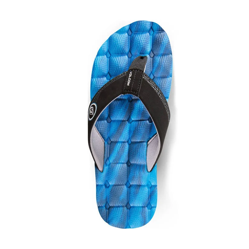 Volcom Recliner Big Boys Youth Sandal - Marina Blue