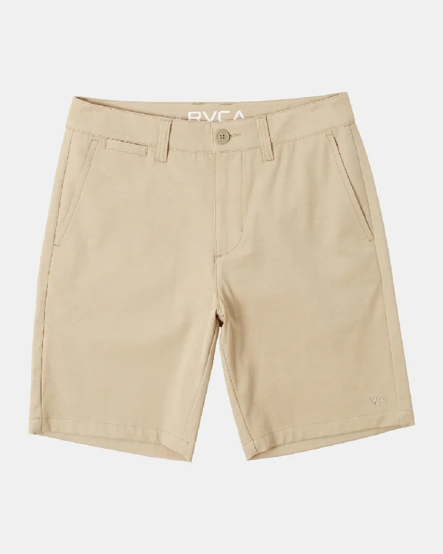 RVCA Boy's Back In Hybrid 17" Shorts