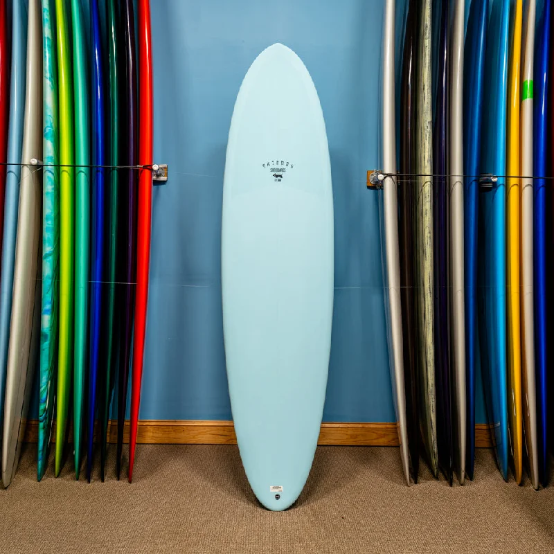 surfboards with advanced shaping for control-Skindog Ova Thunderbolt Red 7'6"