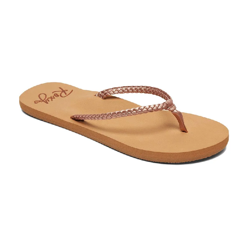 Roxy Costas Sandals - Rose Gold