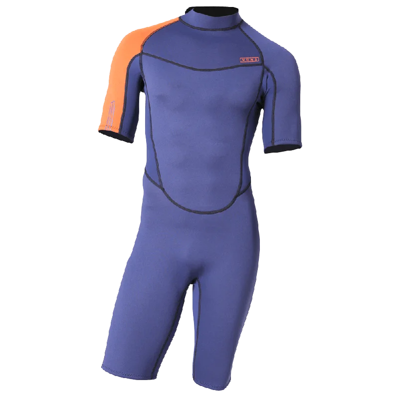 PIONEER YOUTH 2/2 BACKZIP SHORTY BOY NAVY/ORANGE - YOUTH'S WETSUITS 23