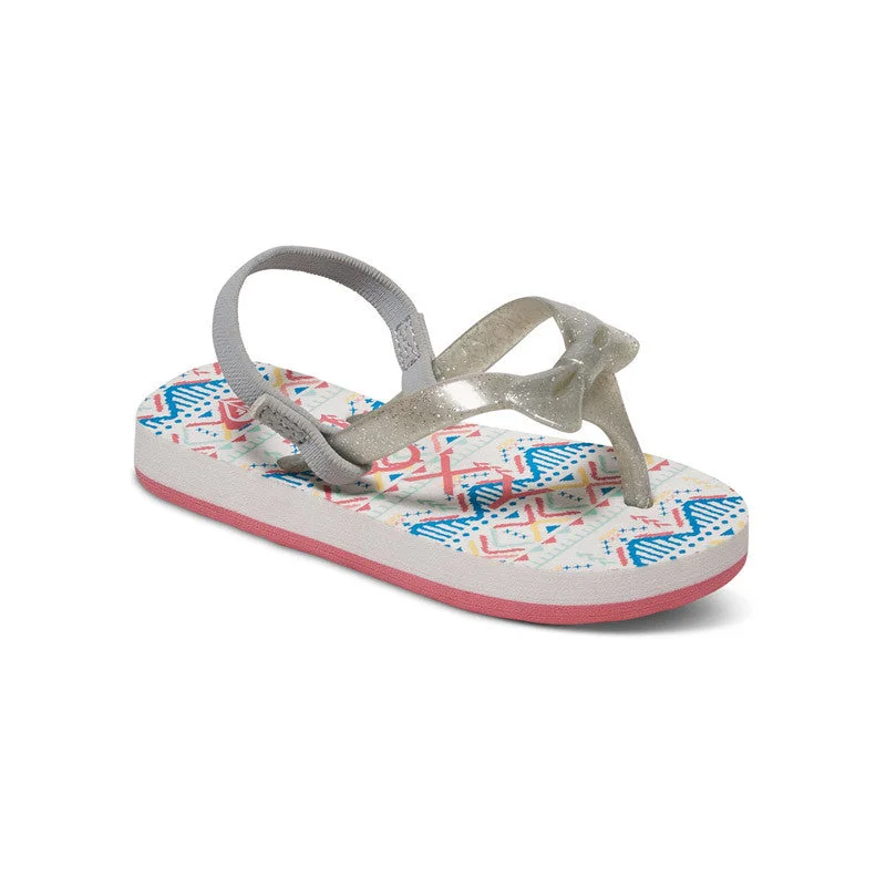 Roxy Girls Fifi Sandal - White / Silver