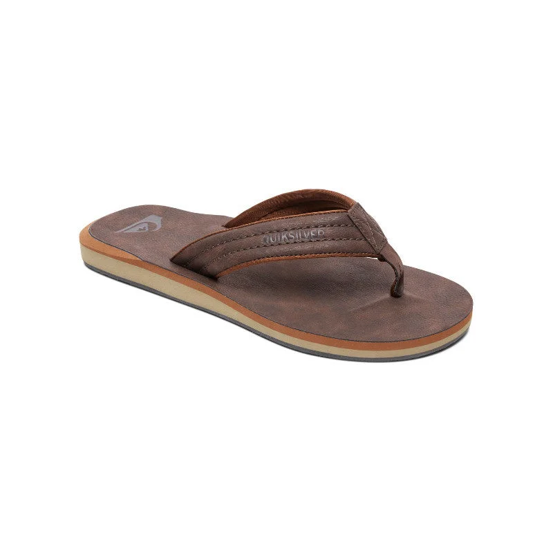 Quiksilver Carver Nubuck Sandals - Demitasse