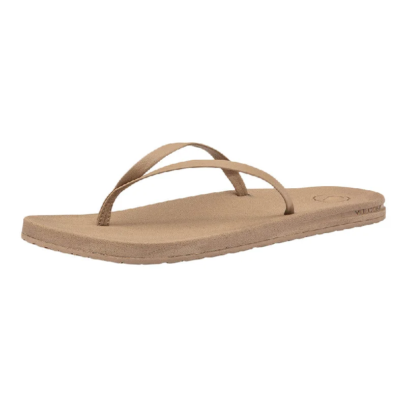 Volcom Ecliner Prayer Sandals - Tan