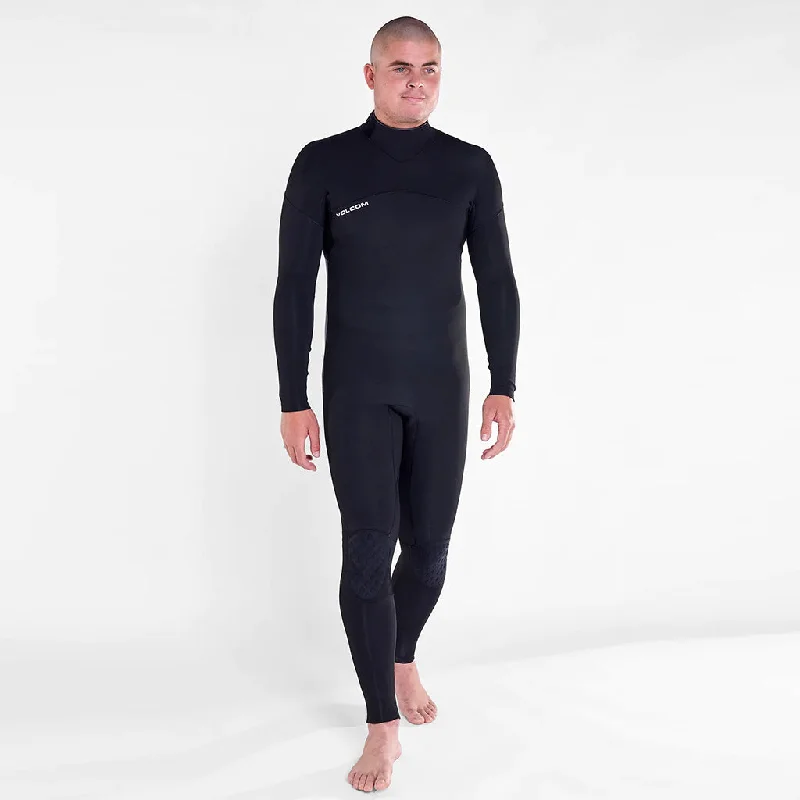 Volcom Modulator 4/3mm Back Zip Wetsuit - Black