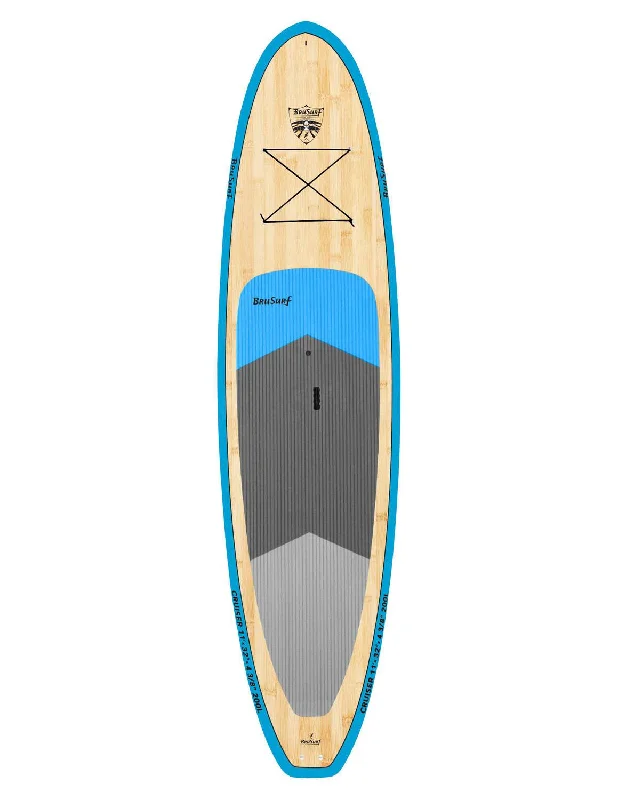 11' BruSurf Cruiser Standup Paddleboard Bamboo