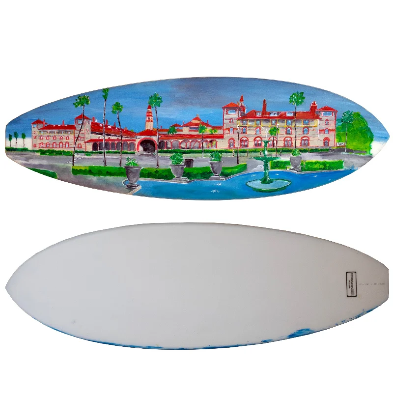 surfboards with customizable fins for performance-Justin Melton Flagler College Artwork Surfboard