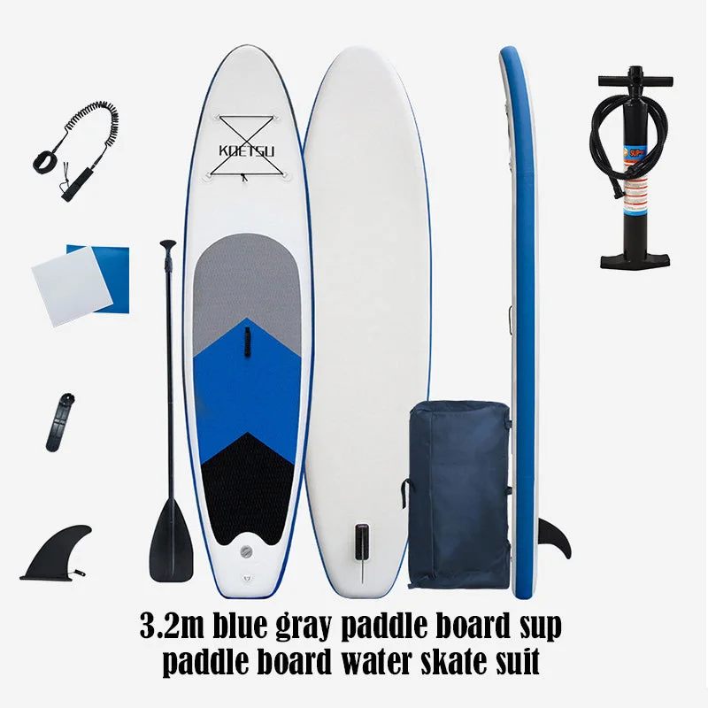 3.2M Paddle Board Inflatable SUP Stand Up Board Water Skate Non Slip