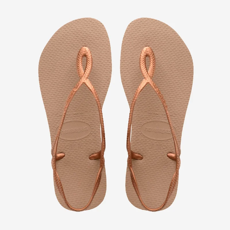 Havaianas Luna Sandals - Rose Gold