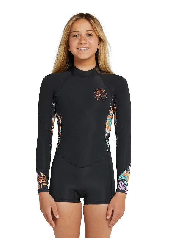 ONeill Girls Bahia 2mm Back Zip Long Sleeve Mid Spring Suit Wetsuit