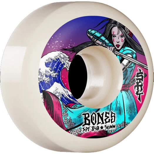 surfboards with good rail-to-rail transitions-Bones Warrior Wheels 56mm P5