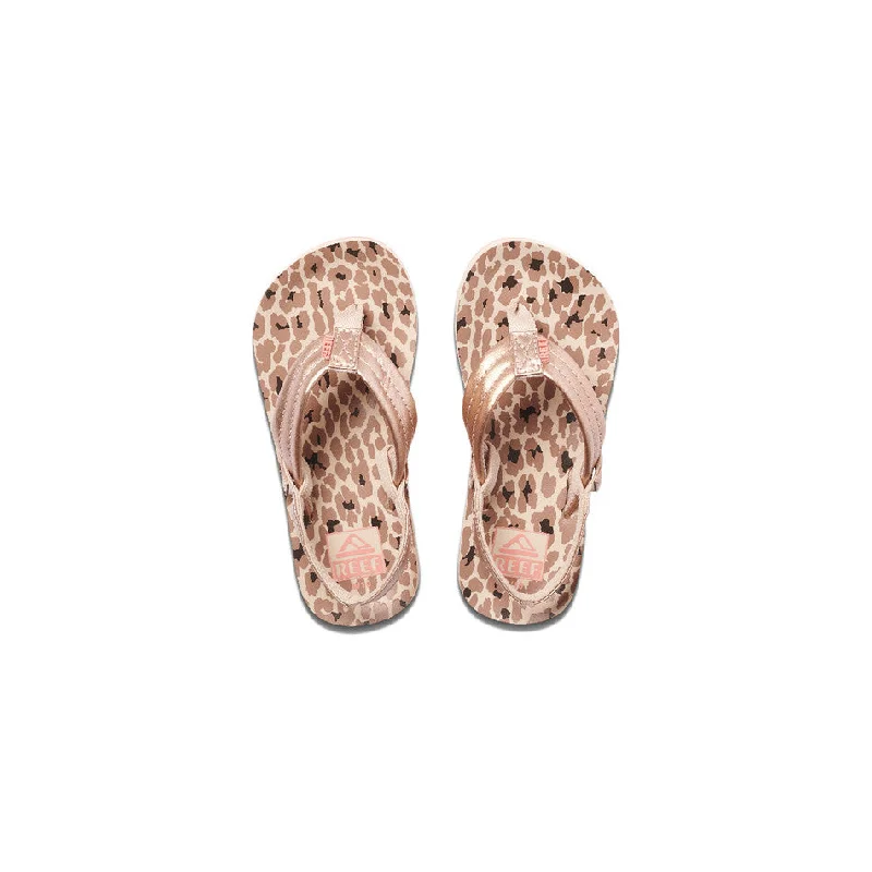 Reef Little Ahi Sandal - Cheetah