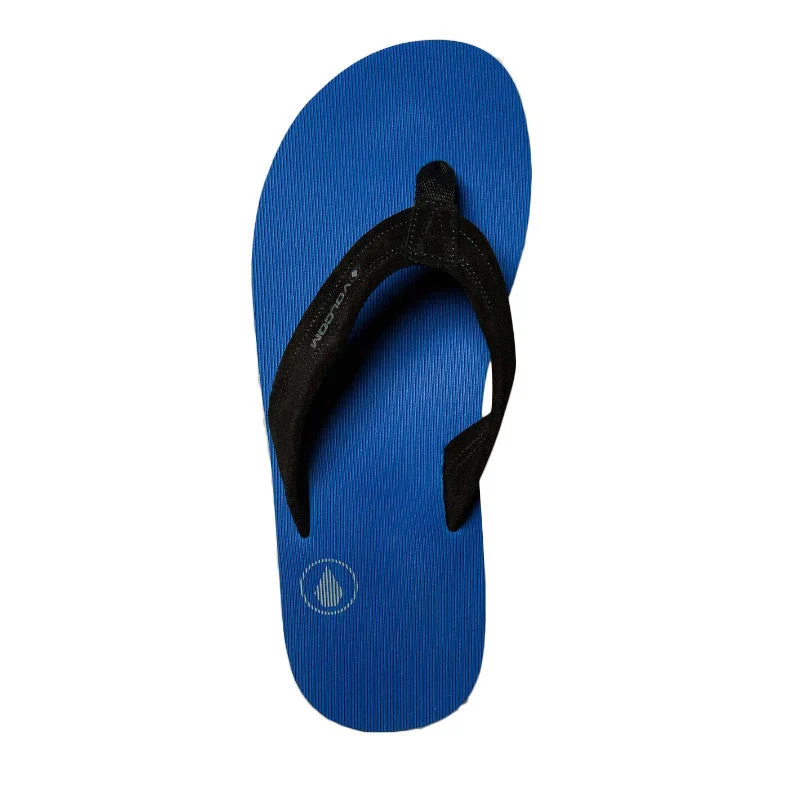 Volcom Driftin Leather Sandal - True Blue