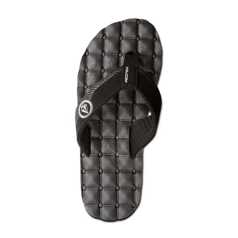 Volcom Recliner Sandal - Black / White