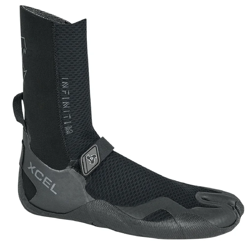 Xcel 7mm Infiniti Round Toe Wetsuit Boots Black