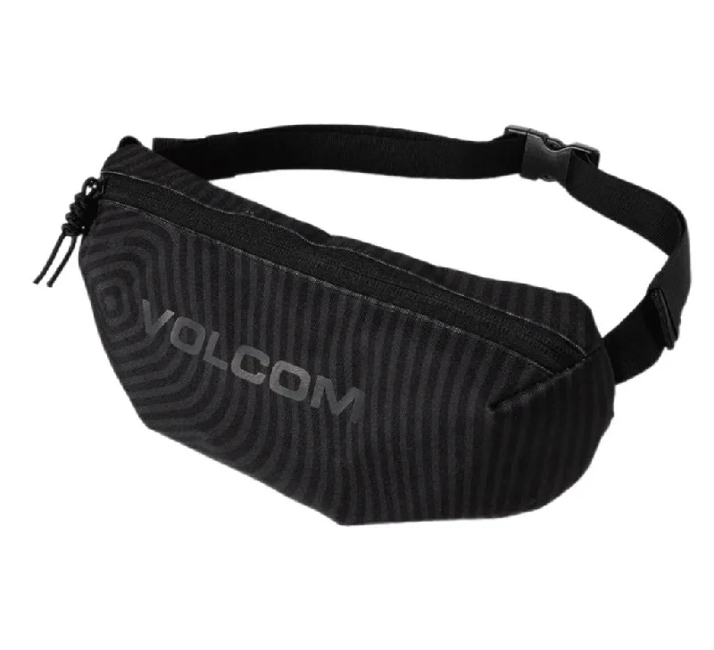 surfboards for faster wave entry-Volcom Mini Waisted Bag Black