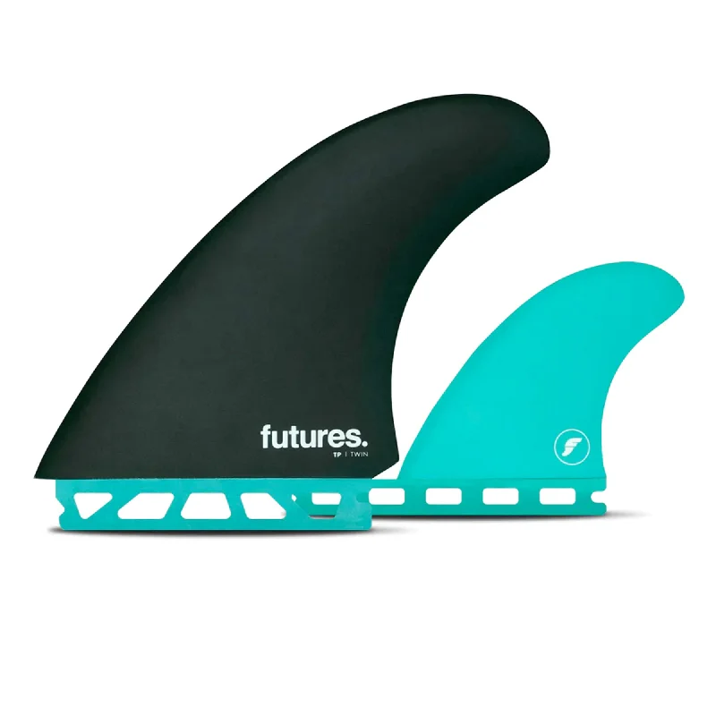 Futures TP1 Honeycomb Twin + 1 Surfboard Fins - Large/Teal