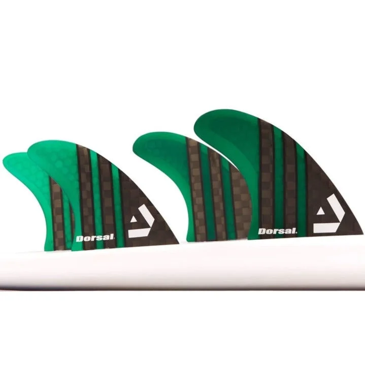 DORSAL Surfboard Fins Quad 4 Set FCS Compatible