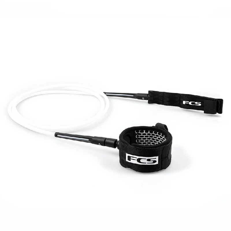 FCS All Round Essential Leash - White/Black