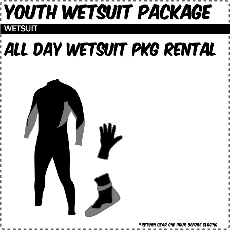 Youth Wetsuit Rental Package - Complete Kit