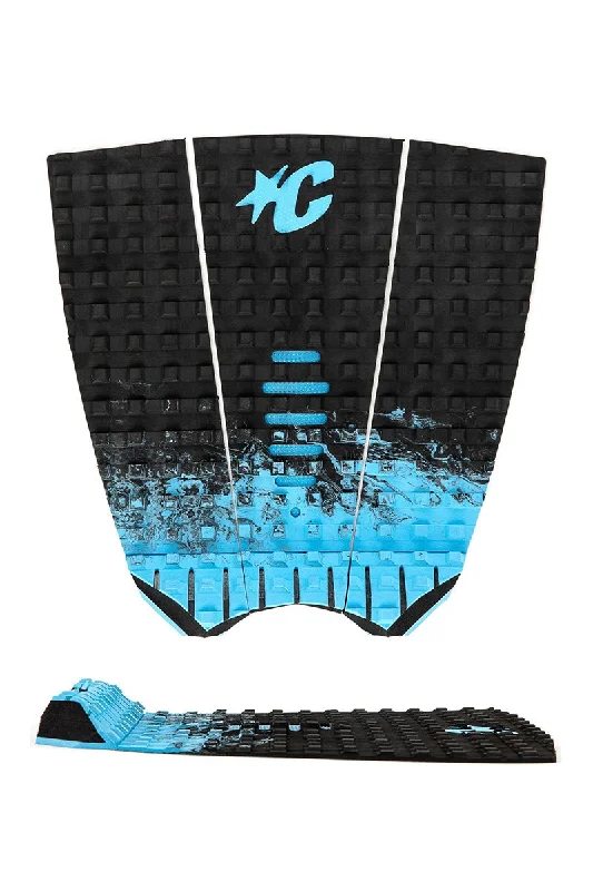 Creatures of Leisure Mick Fanning Traction Pad - Black Fade / Cyan