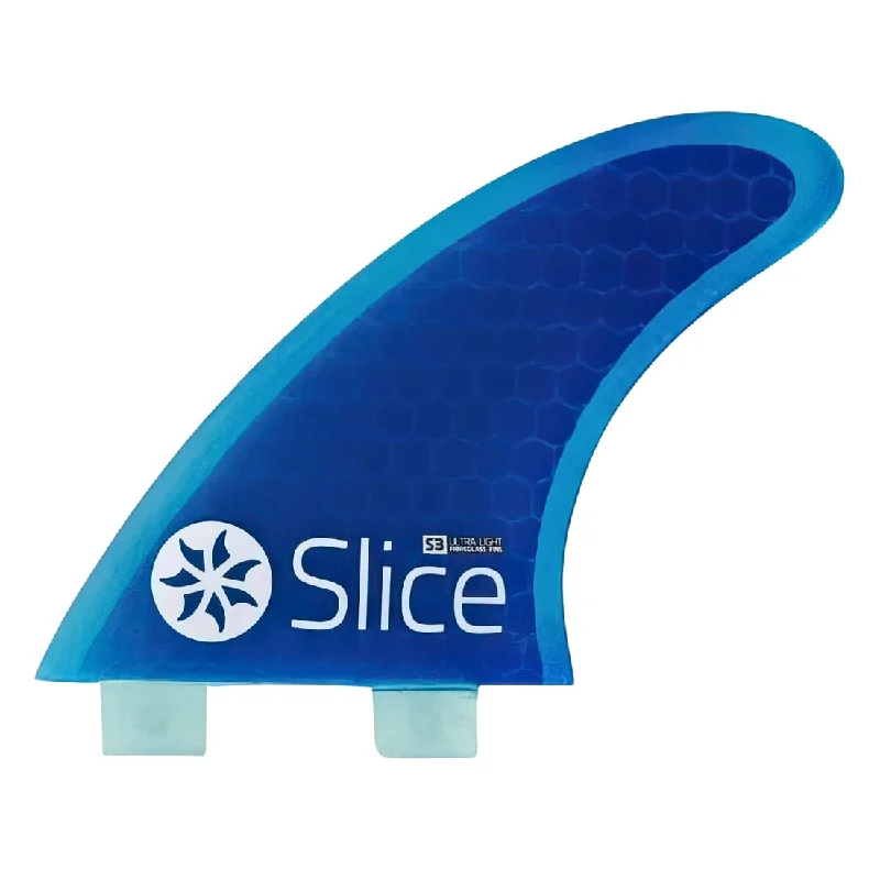 Northcore Slice Ultralight Hex Core S3 FCS Compatible Surfboard Fins - Blue