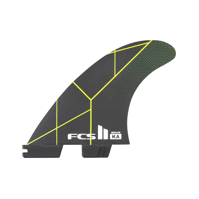 FCS II Kolohe Andino Performance Core Grom Tri Surfboard Fins - X-Small/Black Acid