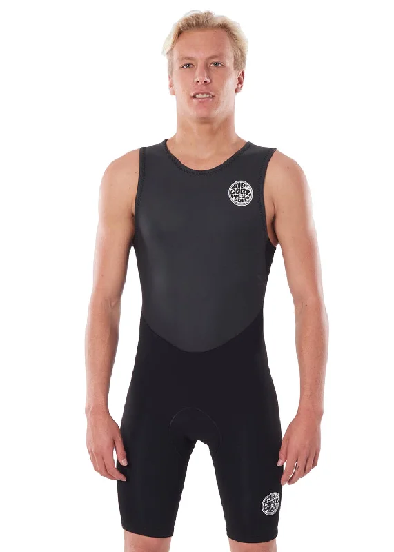 Rip Curl Mens Dawn Patrol 1.5mm Short John Wetsuit