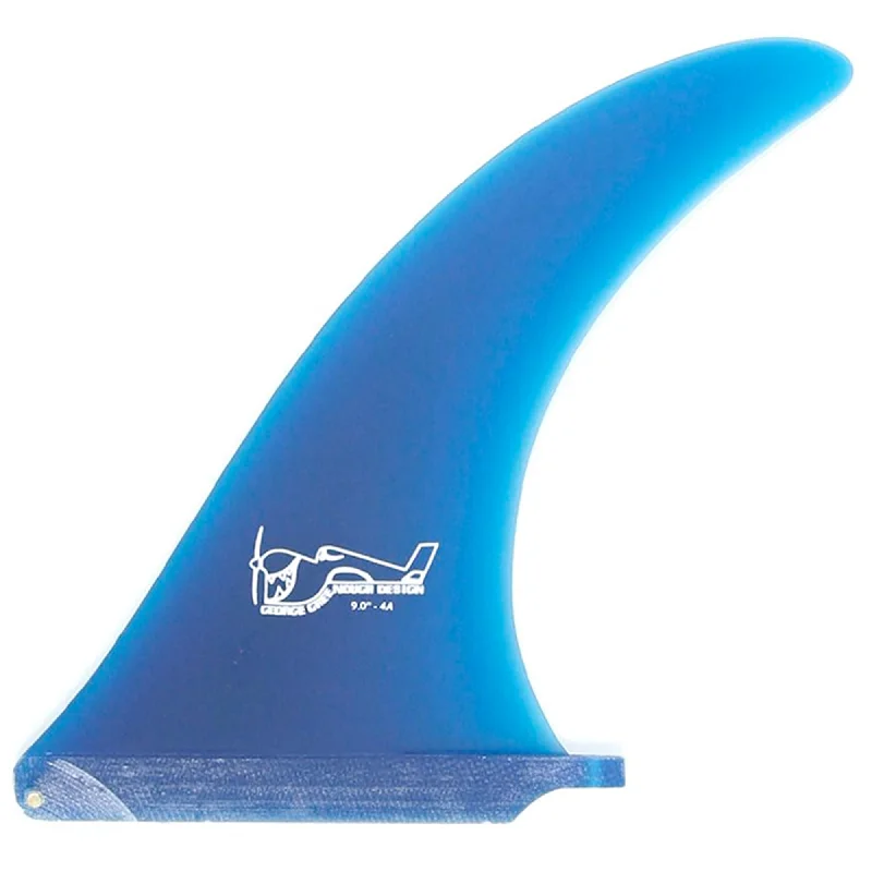 True Ames Greenough 4-A Longboard Fin - 9"/Blue