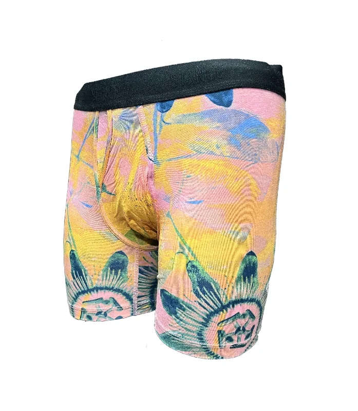 surfboards with adjustable fin setups-Stance Sub Tropic Boxer Brief Butter Blend Pink