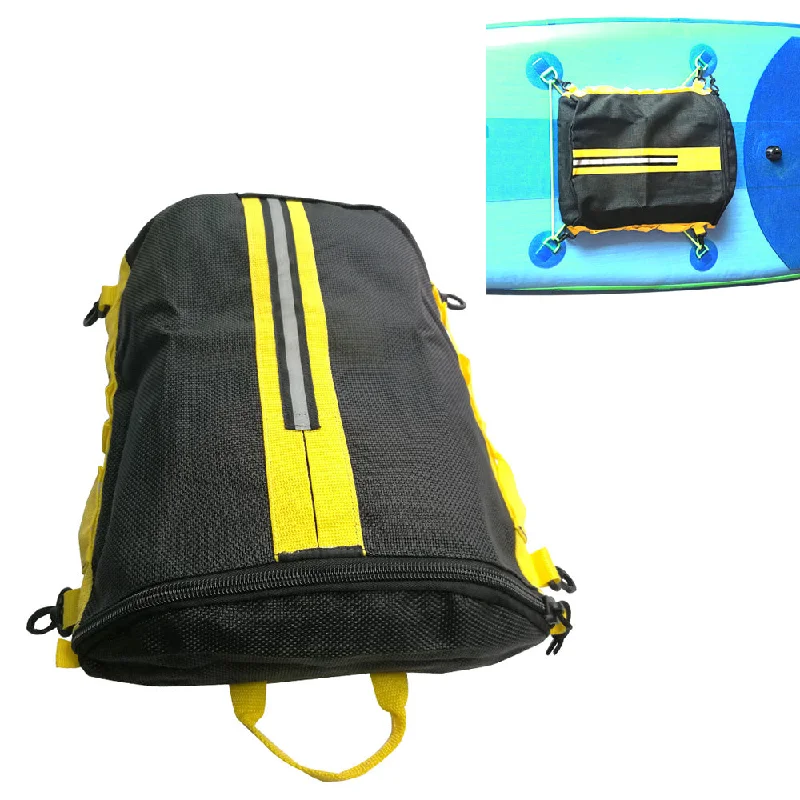 Kayak Sup Paddleboard Mesh Deck Bag For Boat Canoe Rafting Stand Up