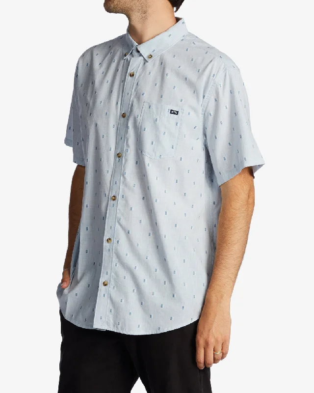 Billabong Mens All Day Jacquard Short Sleeve Button Up