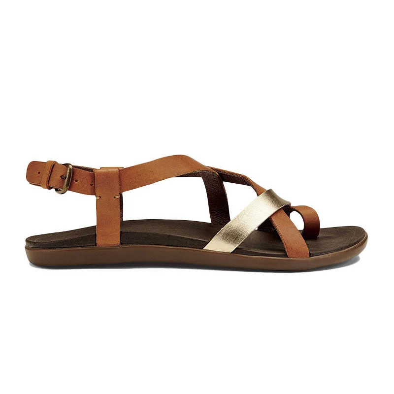 Olukai 'Upena Sandals - Mustard / Bubbly