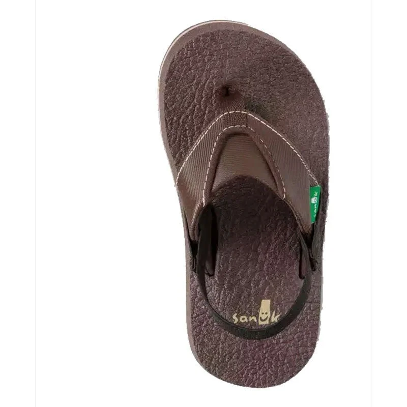 Sanuk Root Beer Cozy Kid's Sandal - Brown