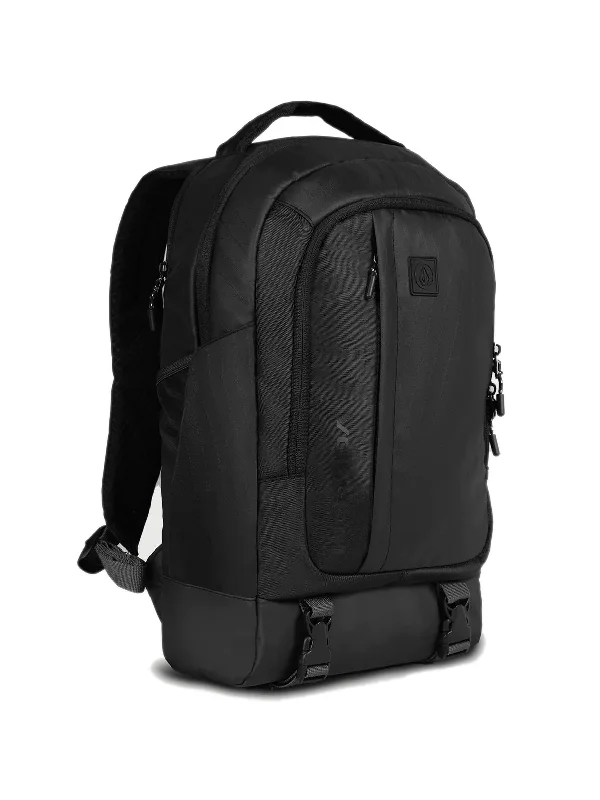 surfboards with less drag for faster paddling-Volcom Venture Elevated Backpack Black