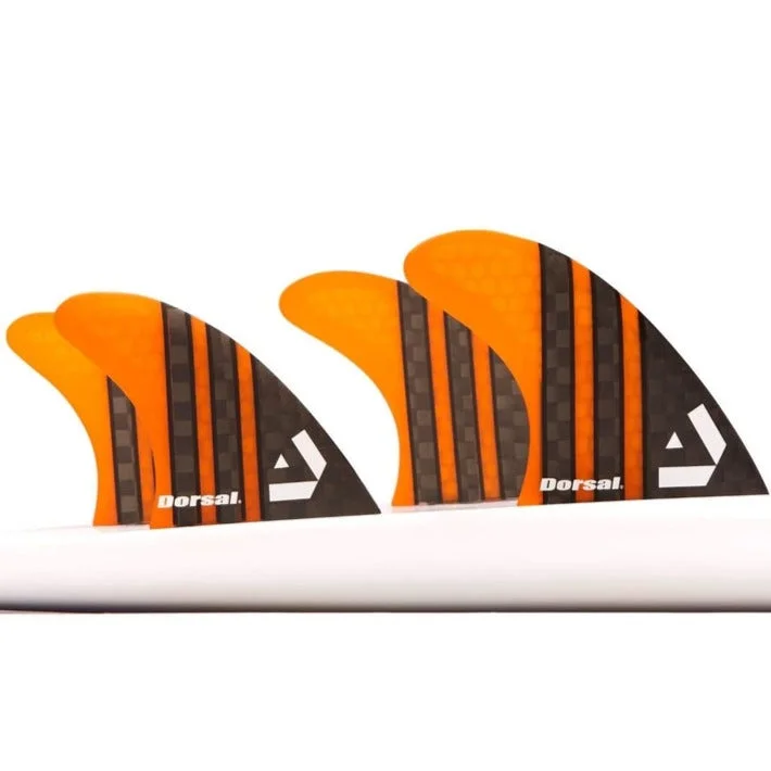 DORSAL Surfboard Fins Quad 4 Set FCS Compatible