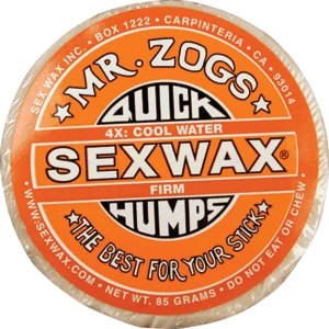 Mr. Zogs Quick Humps Sex Wax 4X Orange - Firm - Single Bar