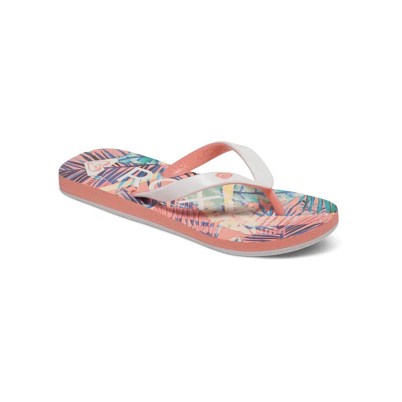 Roxy Girls Tahiti Flip Flop - Peach Parfait Sea