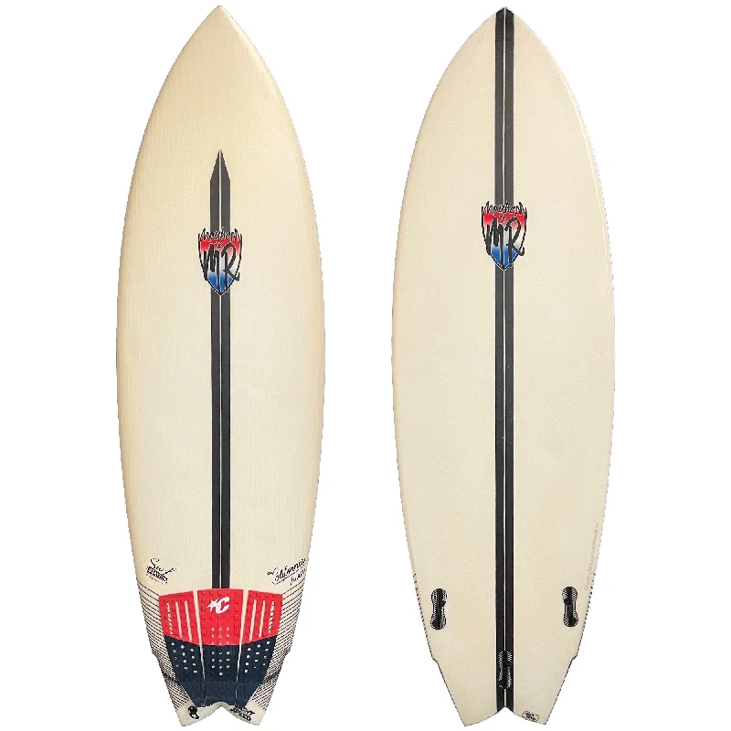 surfboards with reinforced edges for durability-Lost MR Cali Twin Light Speed 5'11 Used Surfboard - FCS II