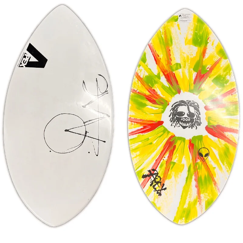 best surfboards for beginners-Apex 41" Avac Skimboard White