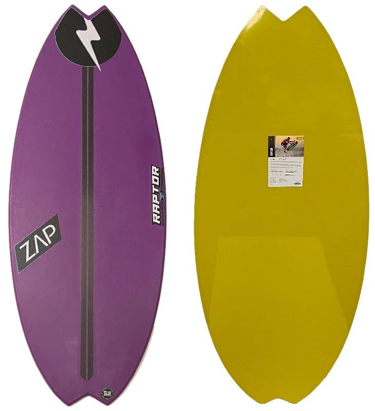 surfboards with minimal drag for speed-Zap Raptor 53" Purple