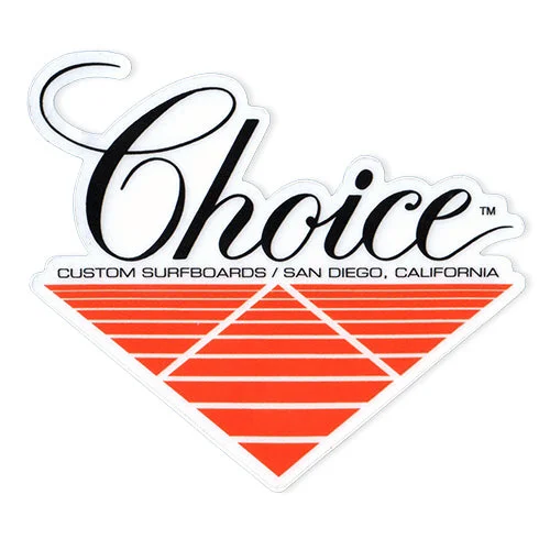 surfboards for better grip-Choice Surfboards Sticker