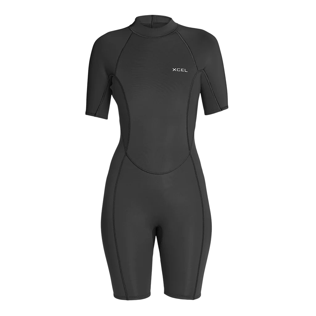 Xcel Axis Women's 2mm S/S Springsuit - Black