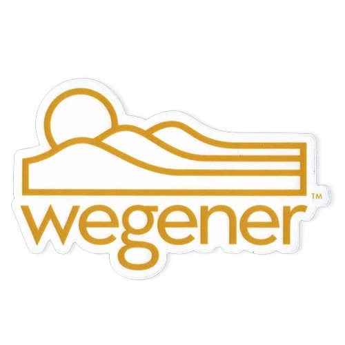 surfboards for aggressive carving-Wegener Surfboards Sticker