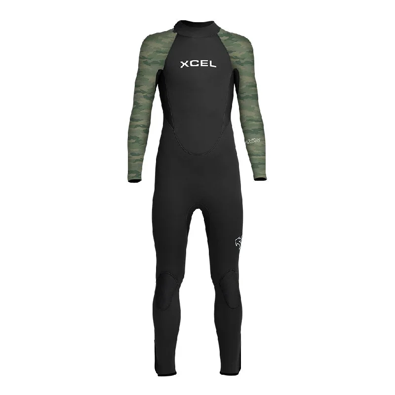 XCEL YOUTH AXIS BACK ZIP 4/3MM FULLSUIT