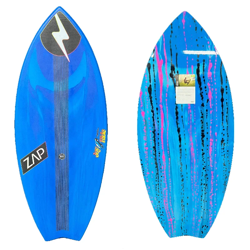 surfboards for responsive foot positioning-Zap Joy Ride 53" Blue