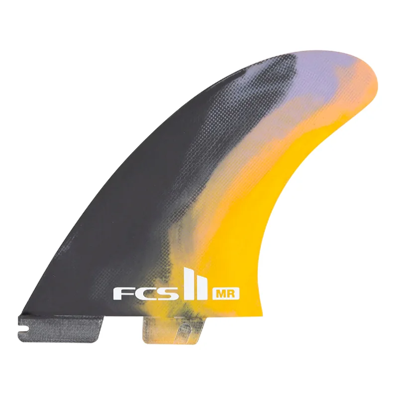 FCS II Mark Richards Performance Core 2+1 Surfboard Fins - X-Large/Orange