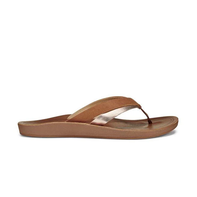 Olukai Women's Kaekae  Sandals - Sahara / Bubbly