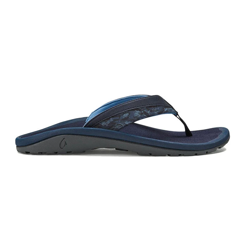 Olukai Ohana Koa Sandals - Trench Blue / Dive Camo